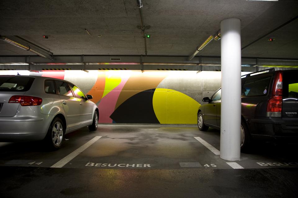 Autoeinstellhalle, St. Claraspital Basel