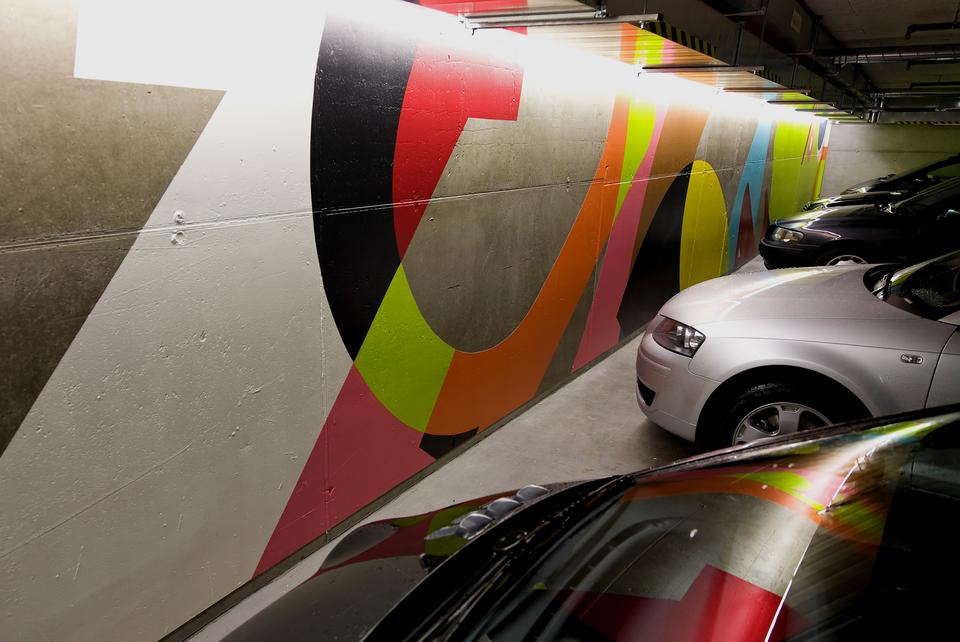 Autoeinstellhalle, St. Claraspital Basel